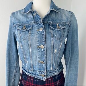 Distressed Denim Jacket